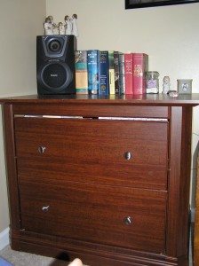 This is my file cabinet