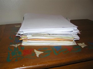 This is what I'm shredding so far.