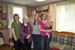 Group shot with Grandma and Dee