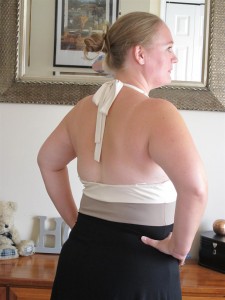 Cocktail dress back