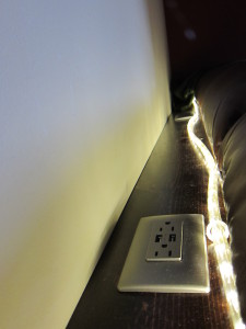 The rope lights are only temporary.